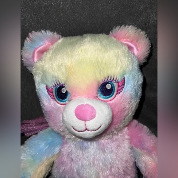 Build A Bear Fairy Friends Plush Stuffed Animal Bear Pastel Tie Dye 16” BABW - Picture 2 of 5